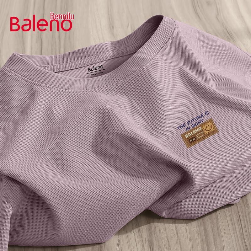 Baleno Men's Waffle Knit Short Sleeve T-Shirt
