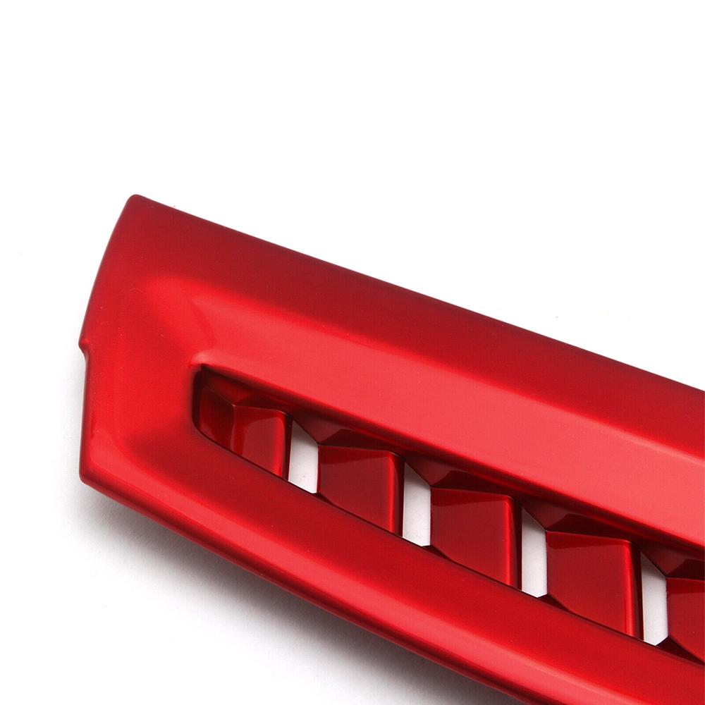 2Pcs Interior ABS Red Side Air Vent Outlet Cover Trim For Toyota Camry 2018-2024