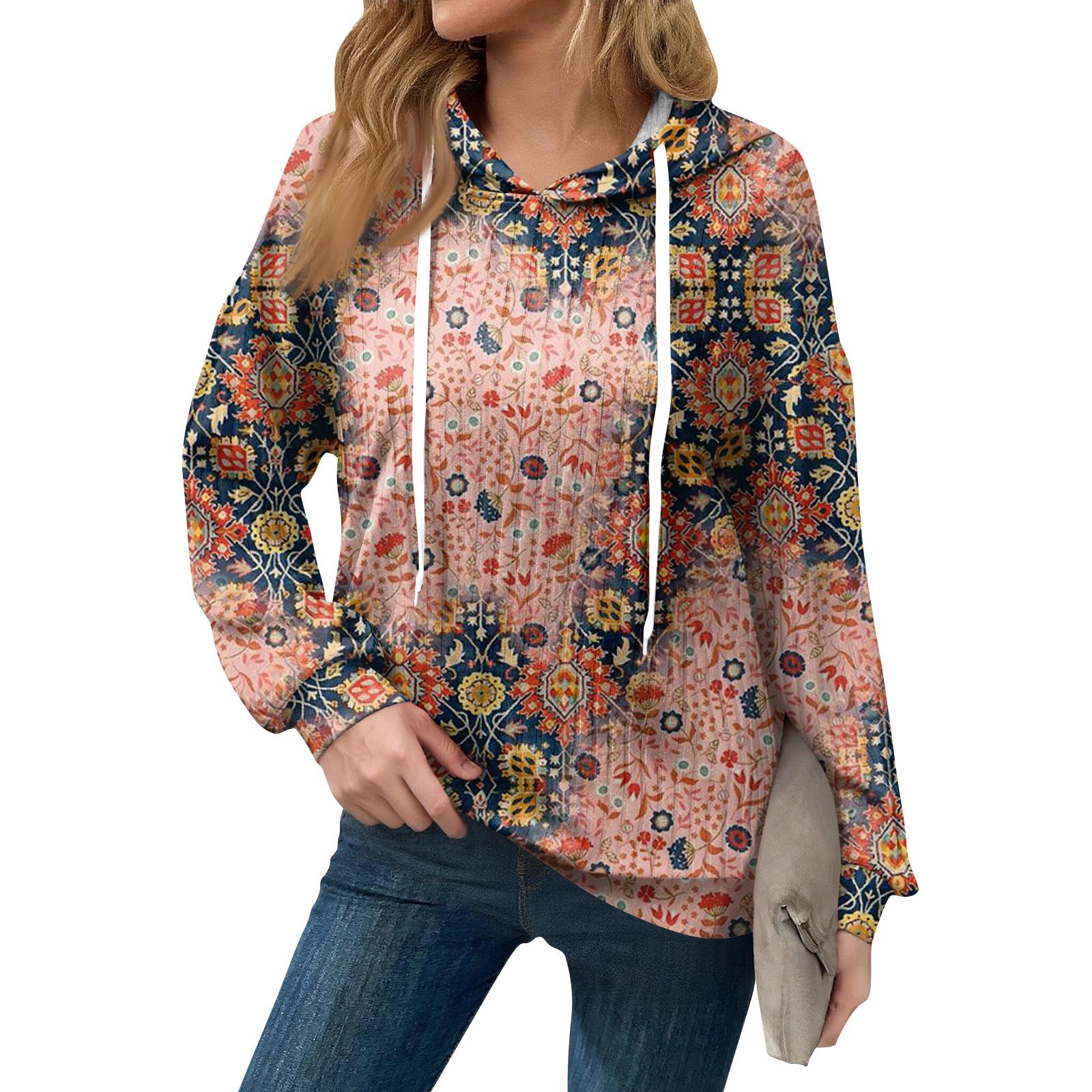 

Толстовки для женщин оверсайз зимние милые свитшоты пуловер трендовая осенняя одежда L розовый