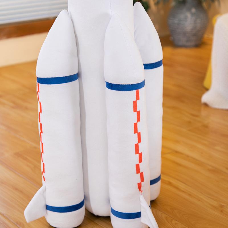 New creative space launcher plush toy throw pillow rocket astronaut astronaut ornament children's doll