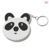 Bandă de măsurare cu desene animate 0-150 cm 0-60 inch Mini portabil, drăguț, inel de chei în formă de animal Măsurător automat de bandă, panda, broasca, porcușor, tigru