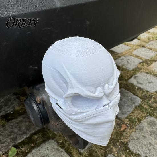 Off-Road Vehicle Accessory 3D Printed Skull Trailer Hitch Cover, Tow Ball Cap, Protector Unique Decorative Coupling Protector, Off?Road Truck