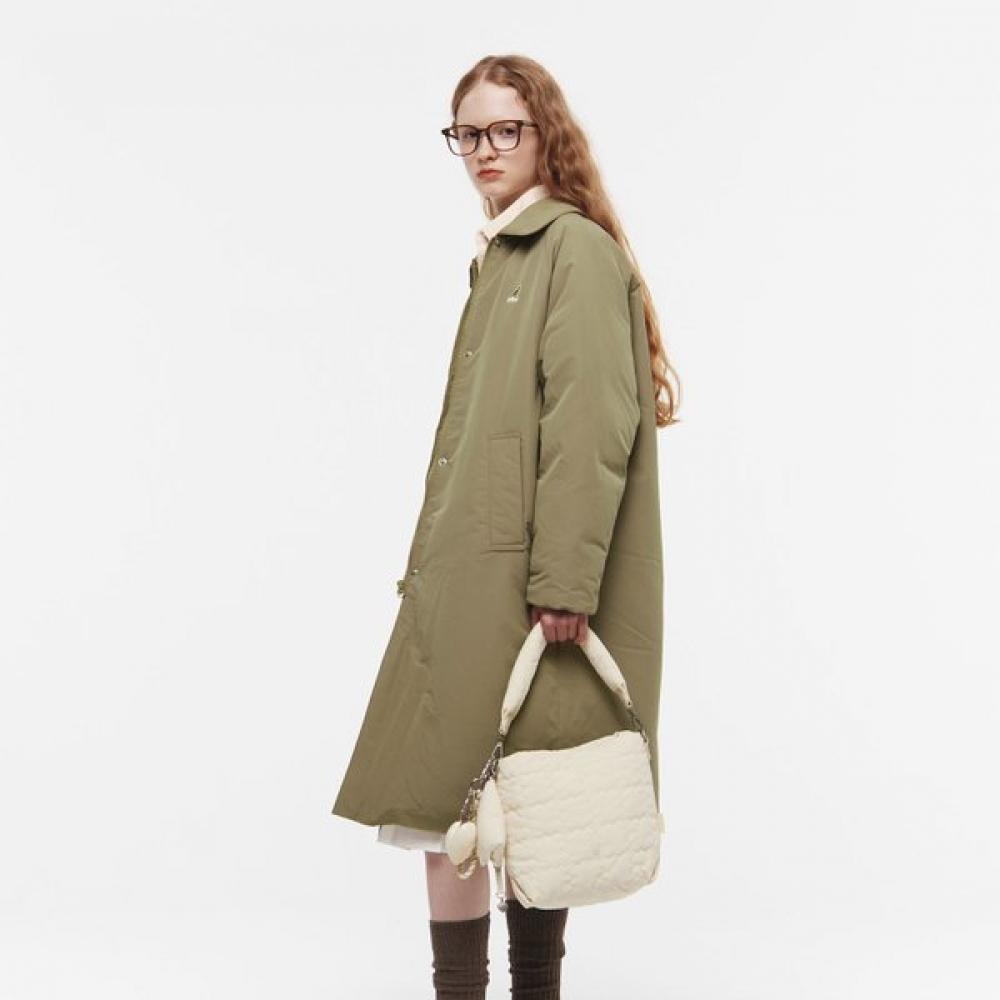 KANGOL Стеганая сумка-ведро II Слоновая кость OS