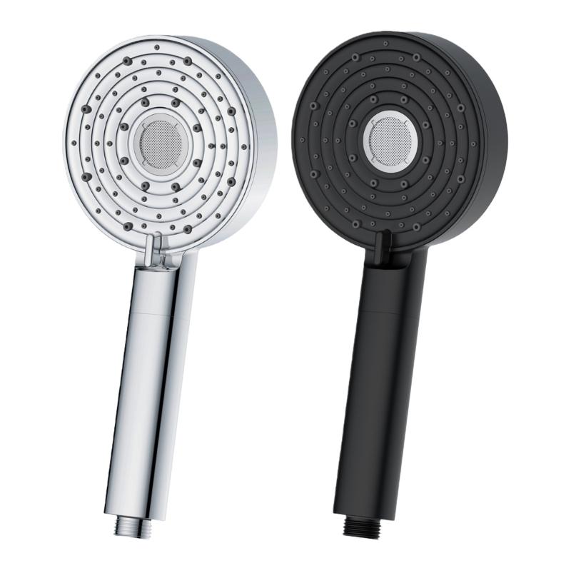 Easy installs No Tool Shower Head 10 Sprays Pattern Pressure Booster Strong ABS Construction for Strong Water Flows