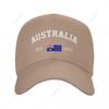 Baseball Cap Australia EST Independence Day Wild Sun Shade Peaked Adjustable Outdoor Caps
