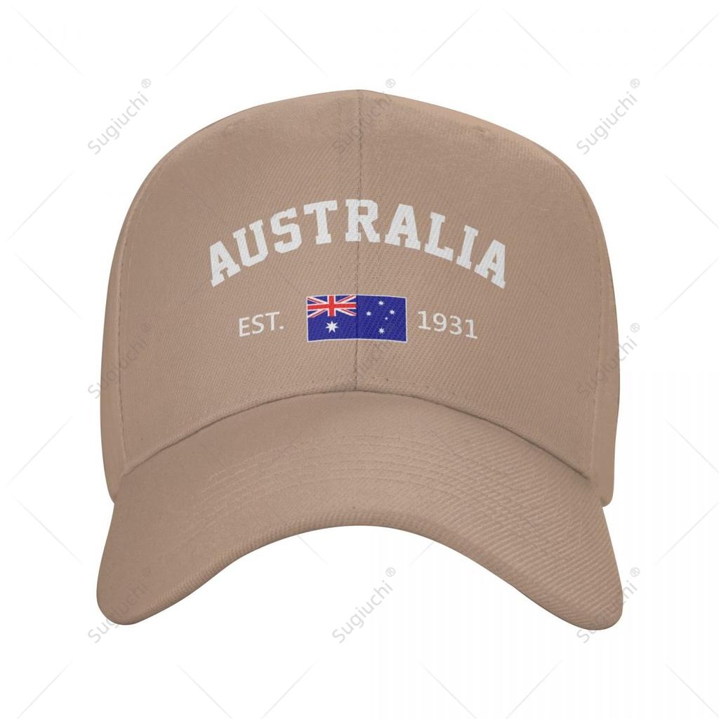 Baseball Cap Australia EST Independence Day Wild Sun Shade Peaked Adjustable Outdoor Caps