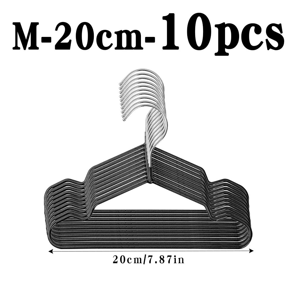 10Pcs Pet Clothes Hangers, Space-Saving Metal Hangers For Pet Apparel, Durable & Easy-To-Use, Ideal For Small To Large Pets