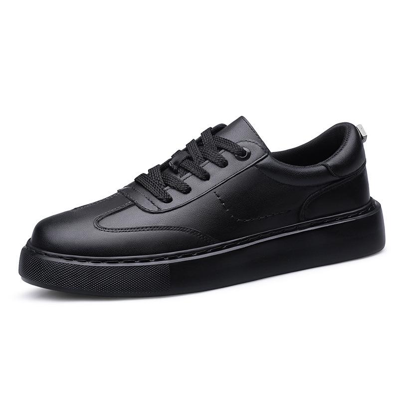 Men's Versatile Non-Slip Thick Sole White Sports Shoes - Casual Fashion Spring Style