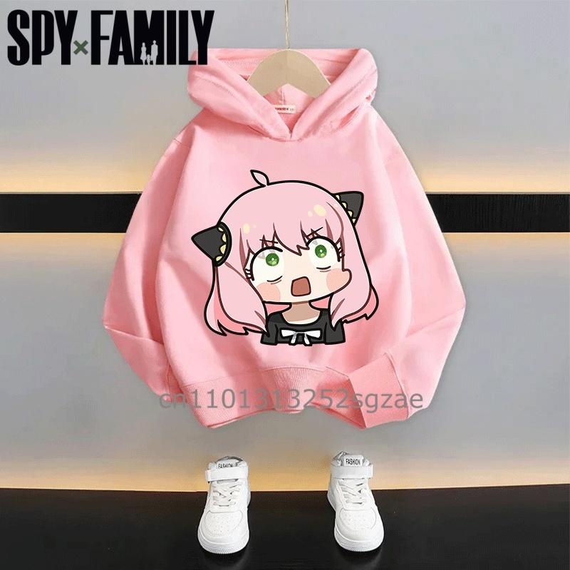 

Kids Spy x FAMILY Yor Forger Pullover Hoodie, Cute Anime Character Long Sleeve Loose Fit Sweatshirt, Cozy Casual Top for Toddler 130