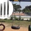 2x Hanging Straps with Carabiner Hooks for Cable Machine Attachment Camping