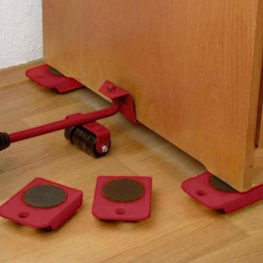 Furniture Lifter Easy Moving-Sliders 5Pack-Mover Tool Set for Refrigerator Adjustable-Height -Maximum Load Weight 200kg