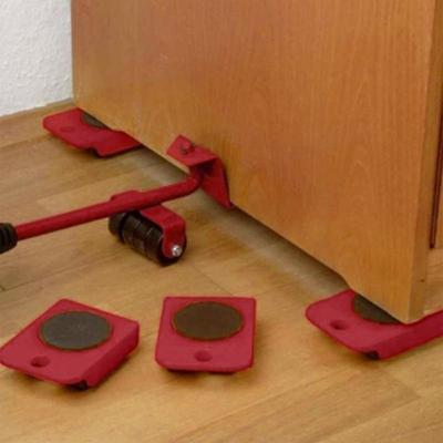 Möbellifter Einfache Bewegung - Gleiter 5er-Pack - Umzugswerkzeugsatz für Kühlschrank Höhenverstellbar - Maximale Traglast 200kg