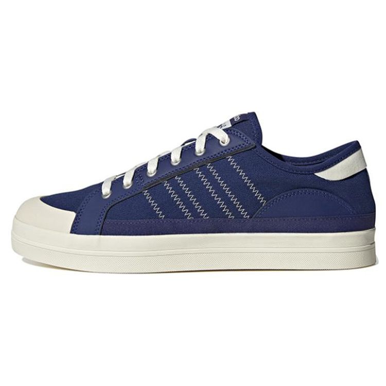 Adidas Neo City Canvas Slip Resistant Durable Lightweight Low Top Skate Shoes Unisex Sneakers Blue IE0416