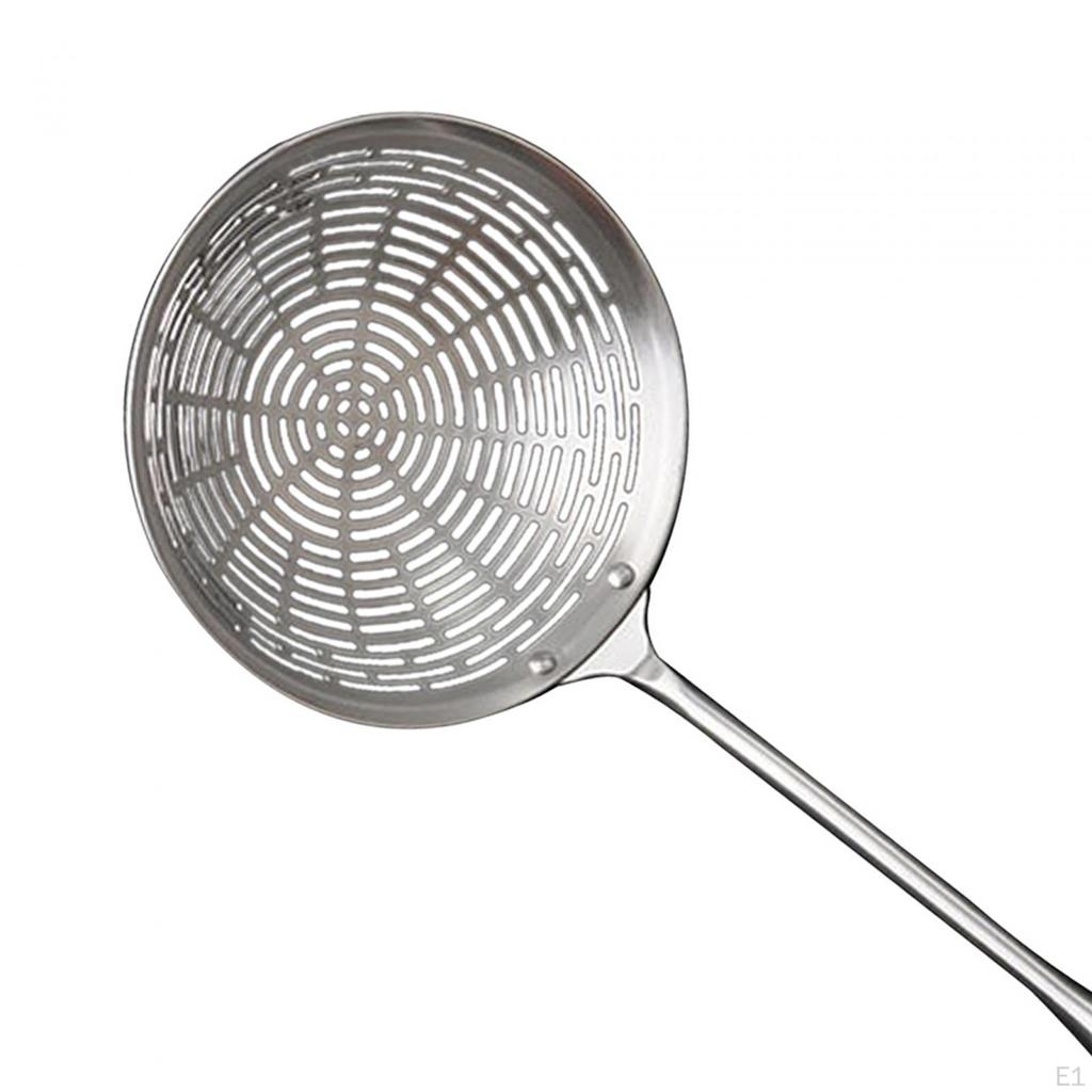 Spider Strainer Cooking Skimmer with Hanging Hole Durable Nonstick Stainless Steel for