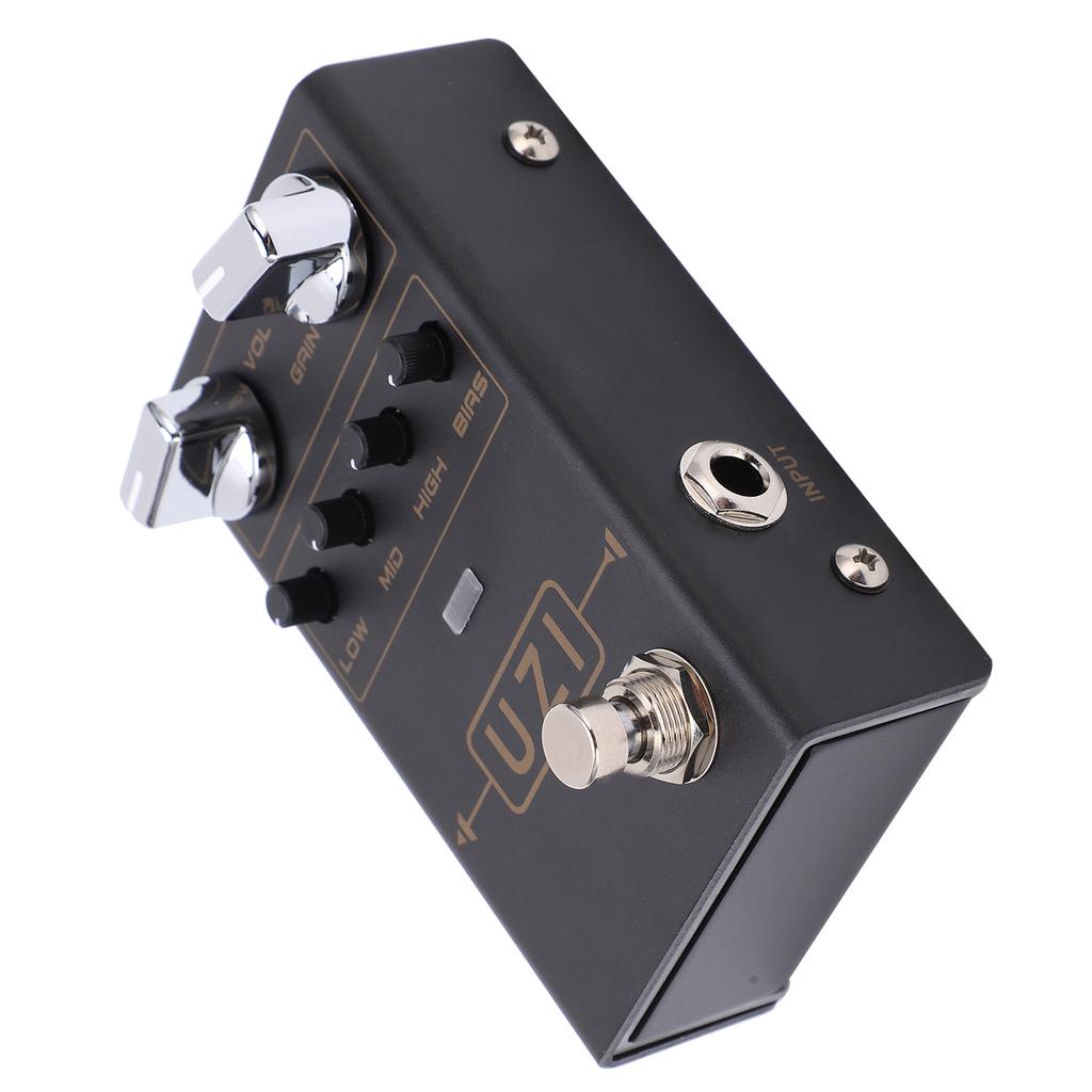 Pedał Distortion Efektor Gitary Elektrycznej Wysoki Gain Muzyka Heavy Regulacja Pokrętłem BIAS R-03