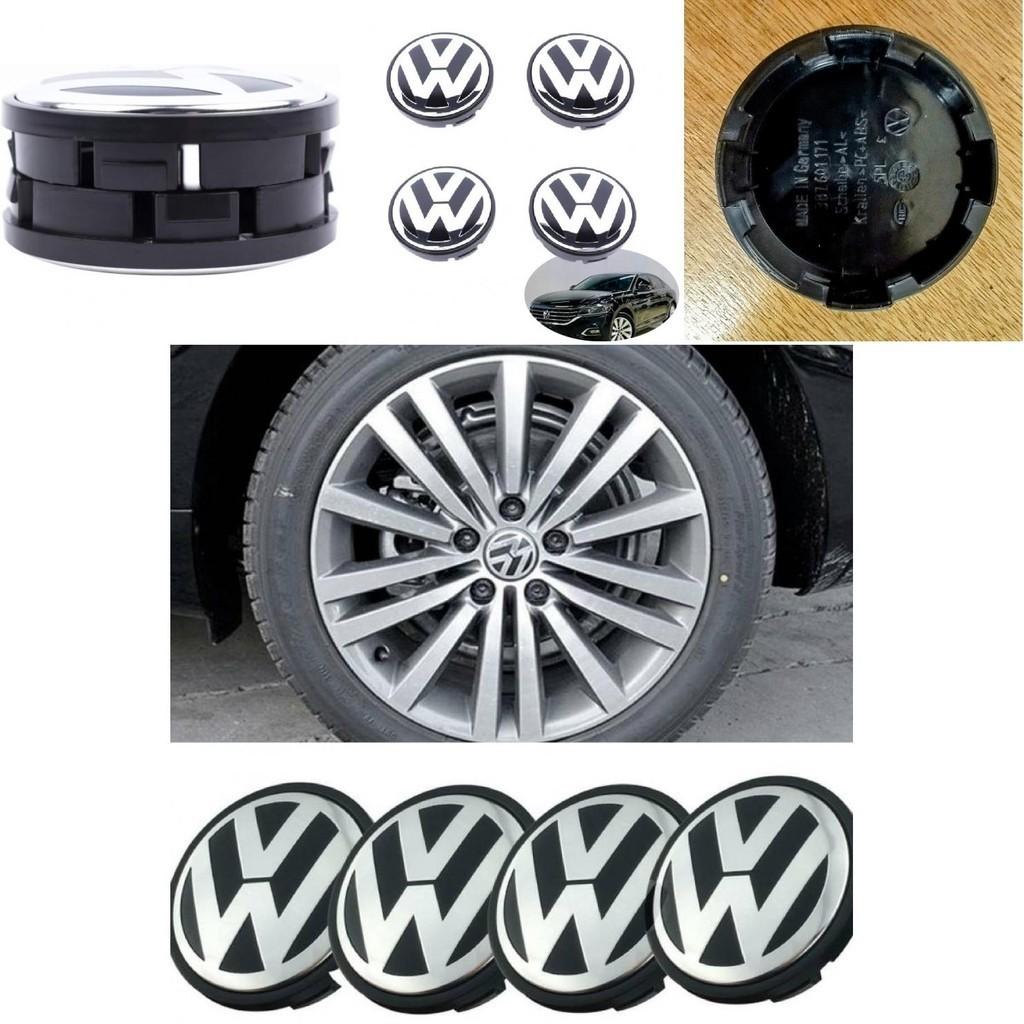 Volkswagen Hub Cover 2.6in High Gloss Finish Strong Abs Plastic Perfect Replacement For Lost Badges