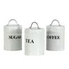 American Country Style Metal Candy Coffee Tea Storage Jar