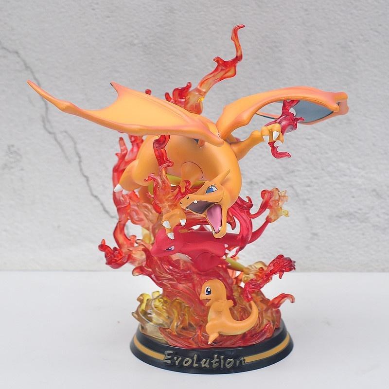 Lovely New Animation Bao Ke Meng Gk Animation Pikachu Luminous Doll Hand-Made Model Super Dream Gengar Fire-Breathing Dragon Ornaments
