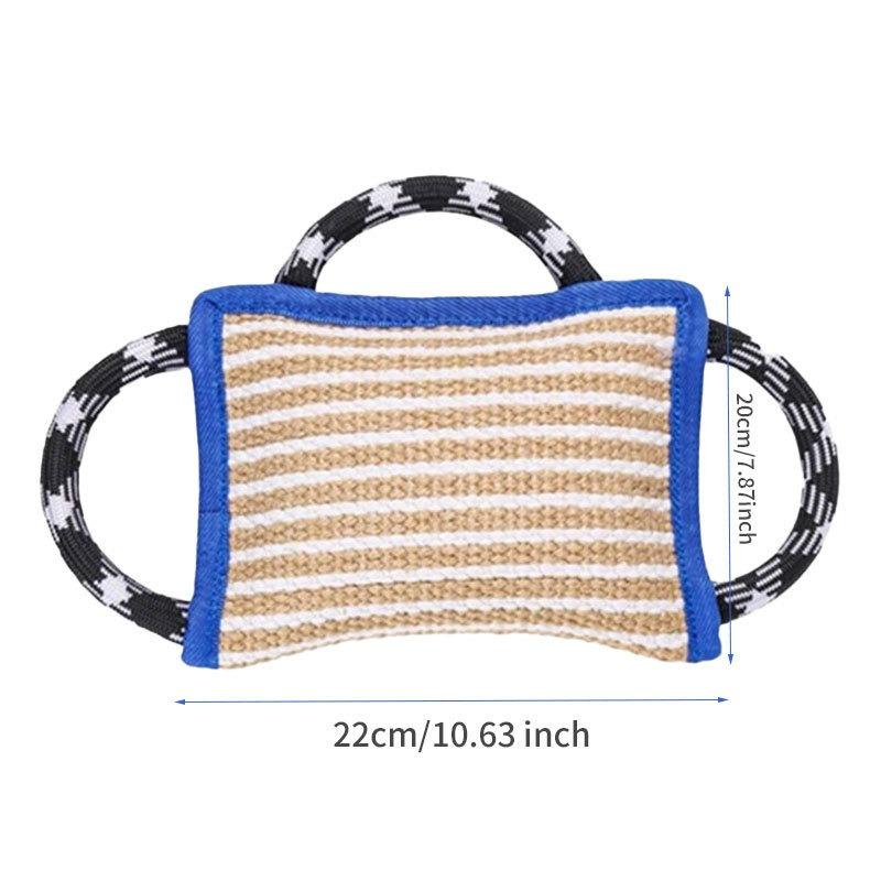 Dog training coarse linen tear-resistant bite pillow pounce on molars and molars German Wrangler training Dog Bite Stick