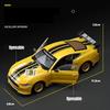1/42 Ford Mustang GT Racing Toy Car CCA Assembly Model Kit Diecast Alloy Miniature Free Wheels Collection Gift for Boys Children