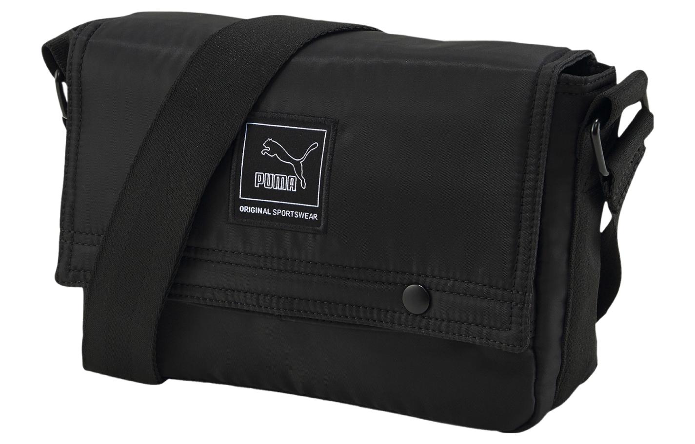 PUMA Fabric Messenger Bag, Shoulder Bag, Crossbody Bag Regular Unisex Black 079658-01
