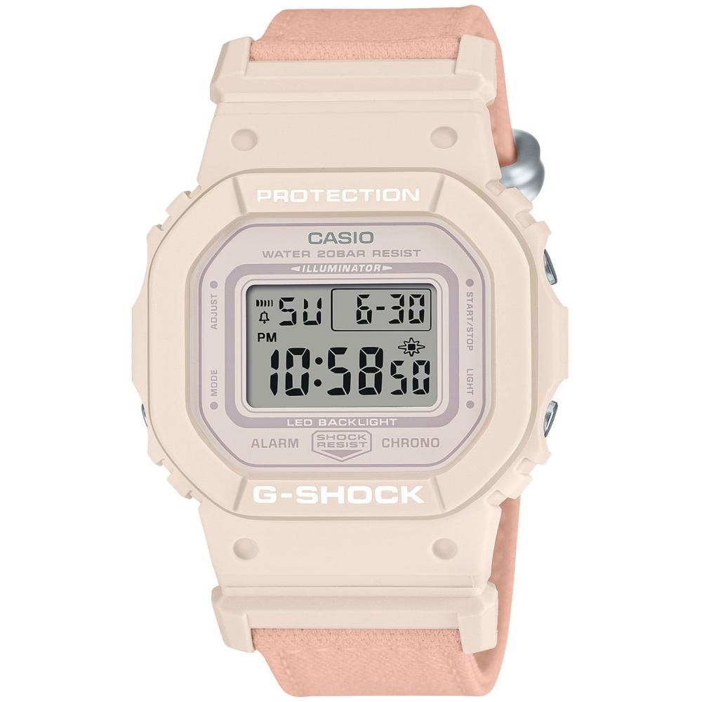

[Casio] Часы G-Shockweb ограниченная модель среднего размера FOOD TEXTILE материал ремешок из биомассы пластик GMD-S5600CT-3JF Мужские бледно-розовые