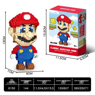 Micro-Particle Cartoon Figure Building Blocks - Educational Toys & Ornaments Gifts