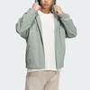 Adidas Sportswear Lounge Jacket With Solid Color Logo Men Outerwear Silver Grey Green IP4981