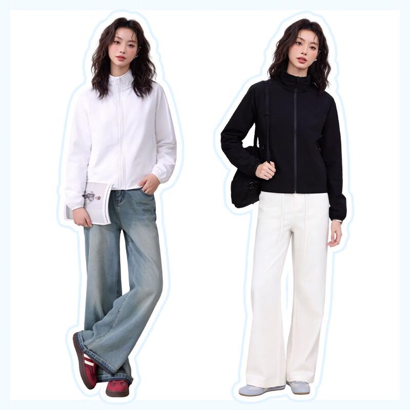 MJ STYLE Women's Sun Protection Stand-Up Collar Jacket