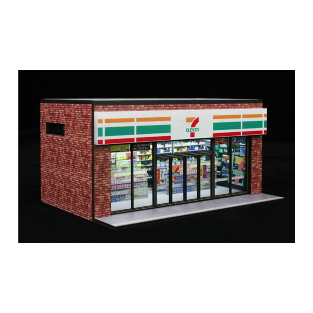 

Moreart Модель Convenience Store MO941102 Парковка Диорама Гараж Мини-машина 1/64 [Предмет] оранжевый
