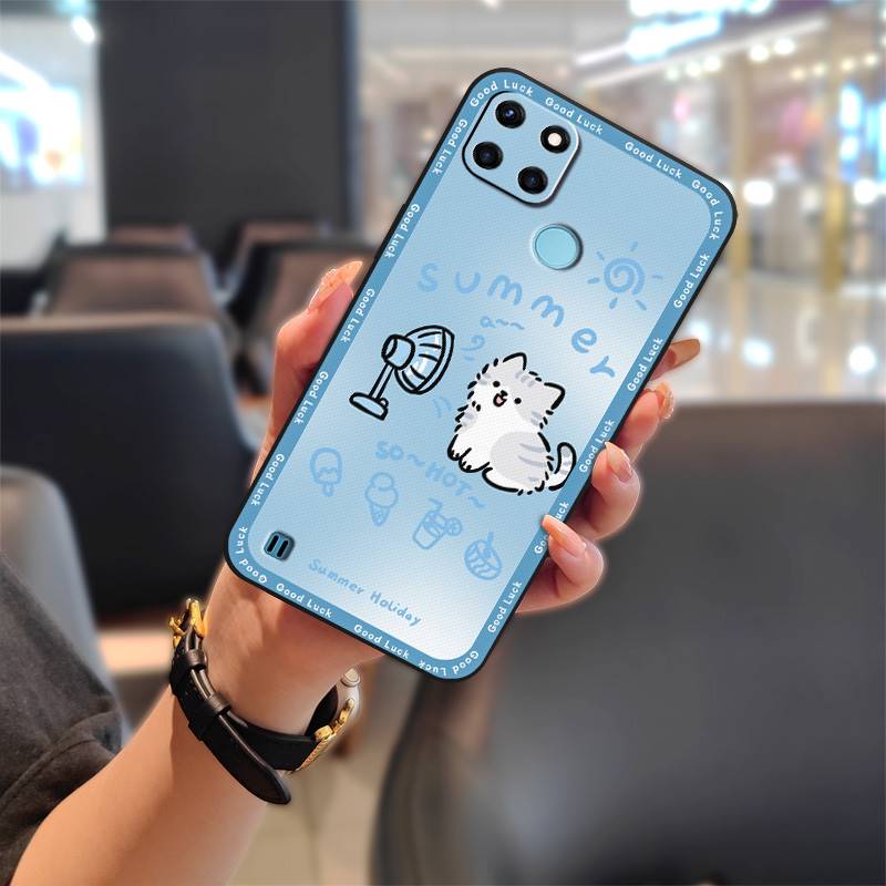 Phone Pouch Graffiti Phone Case For OPPO Realme C21Y/C25Y Silicone Back Cover Full Wrap Anti-dust Anti-knock Soft Case
