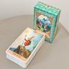 10.3*6cm Kaninchen Tarot Deck 78 Aquarellkarten Niedliche Wahrsagekarten Rider Waite Stil