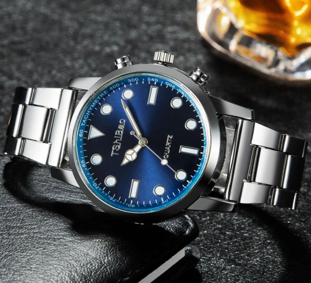 Luxury Wrist Watches for Man Fashion Analog Quartz Watch Stainless Steel Strap Male Wristwatch Casual Watch Relojes Para Hombres