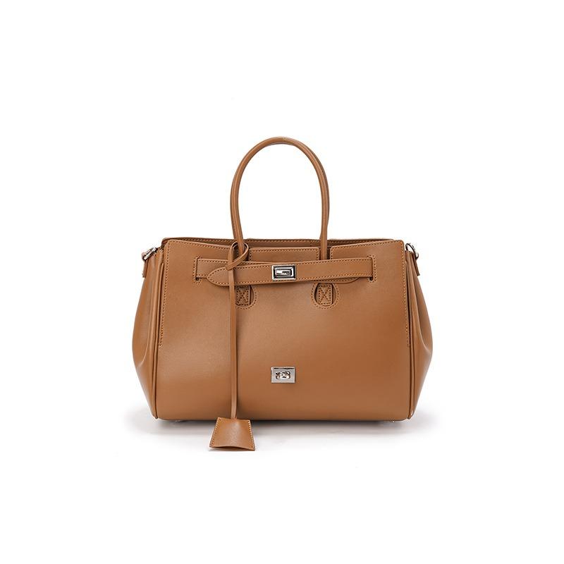 Leder Damen Handtaschen High-End Pendler Handtaschen Rindsleder pflanzlich gegerbtes Leder Vielseitige Taschen Damen Kosmetiktaschen