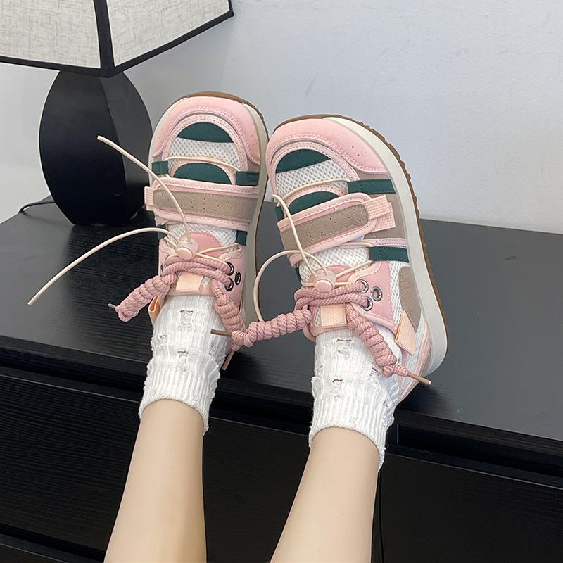 Fashion comfortable non-slip low-top breathable casual shoes women's shoes versatile spring and summer new student daily training shoes