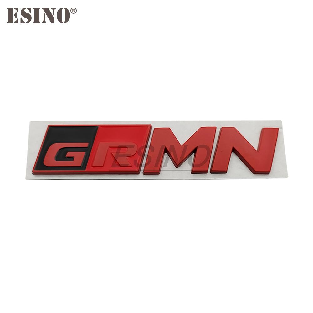 gjcr7 Car Styling Gazoo Racing GR GR MN 3D Car Zinc Alloy Badge Adhensive Metal Emblem Decal for Toyota Supra AE86 GT86