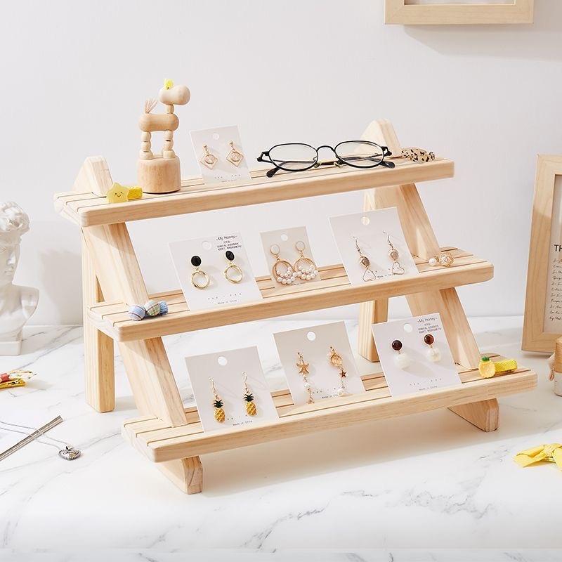 Wood Earring Display Stands,Jewelry Earring Display Holder Wood Earring Card Holder