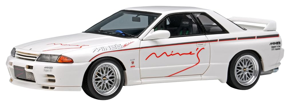 

Макет EIDOLON масштаб 1/43 Mine s Skyline GT-R (БНР32) N1 Белый (Диски BBS LM Evolution) Готовая модель EM644A