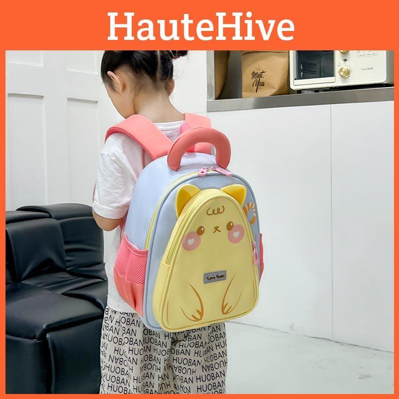 Small Penguin Bear Pattern Cartoon Toddler Backpack With Stitching Reinforced