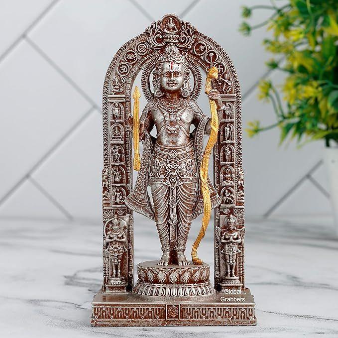 Ram Lalla Ayodhya Idol Statue Showpiece Murti for Home Decor Decoration Gift Gifting Items Car Dashboard Accessories