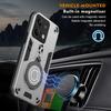 For Xiaomi Redmi Note 13 Pro plus 13C 5G 4G A3 Turbo 3 5G Case Car Magnetic 360° Rotate Ring Holder Armor Cover for POCO X6 Pro