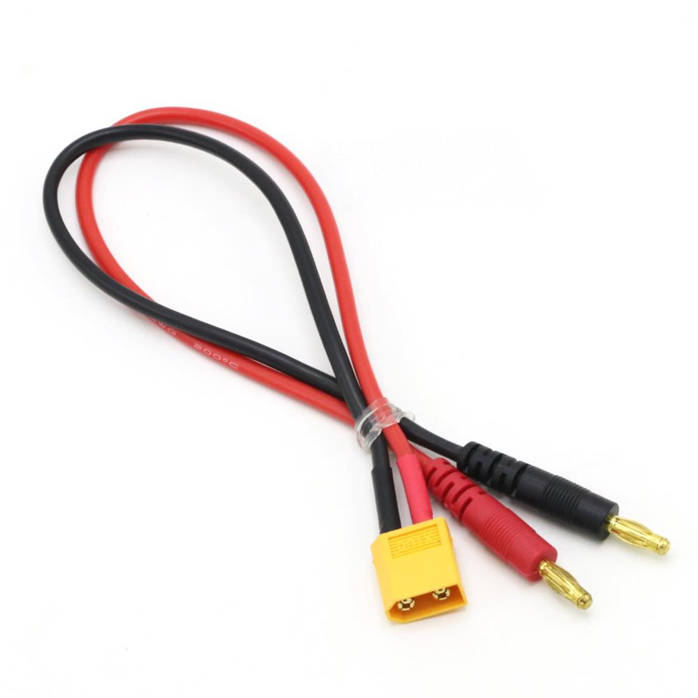 Imax B6 Charge Line 4.0mm Banana Plug to Amass MPX AS150 XT90 TRX XT60 EC5 With 12AWG Silicone Cable 30CM for Rc Lipo Battery