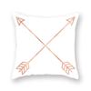 45X45CM Pink Shiny Polka Dot Alphabet Geometric Simple Pillow Cover Bed Sofa Car Office Seat Cushion  Home Decoration