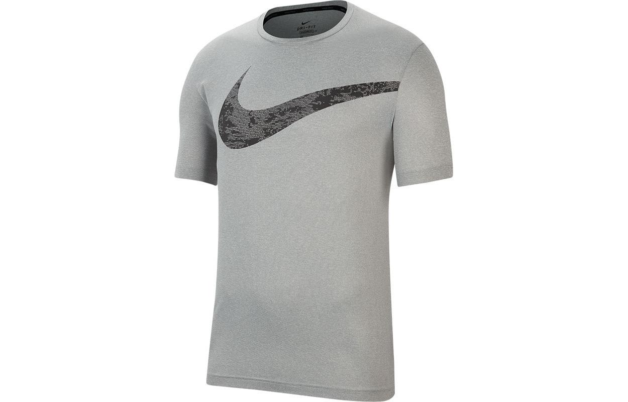 Nike T Shirts Men s Gray Crew Neck Moderate CZ1355-084 S