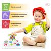 STEM Educational Interactive Toy, 237 Pcs ABS Building Blocks Set with Electric Drill for 2D/3D Engineering Construction, Portable Storage Case