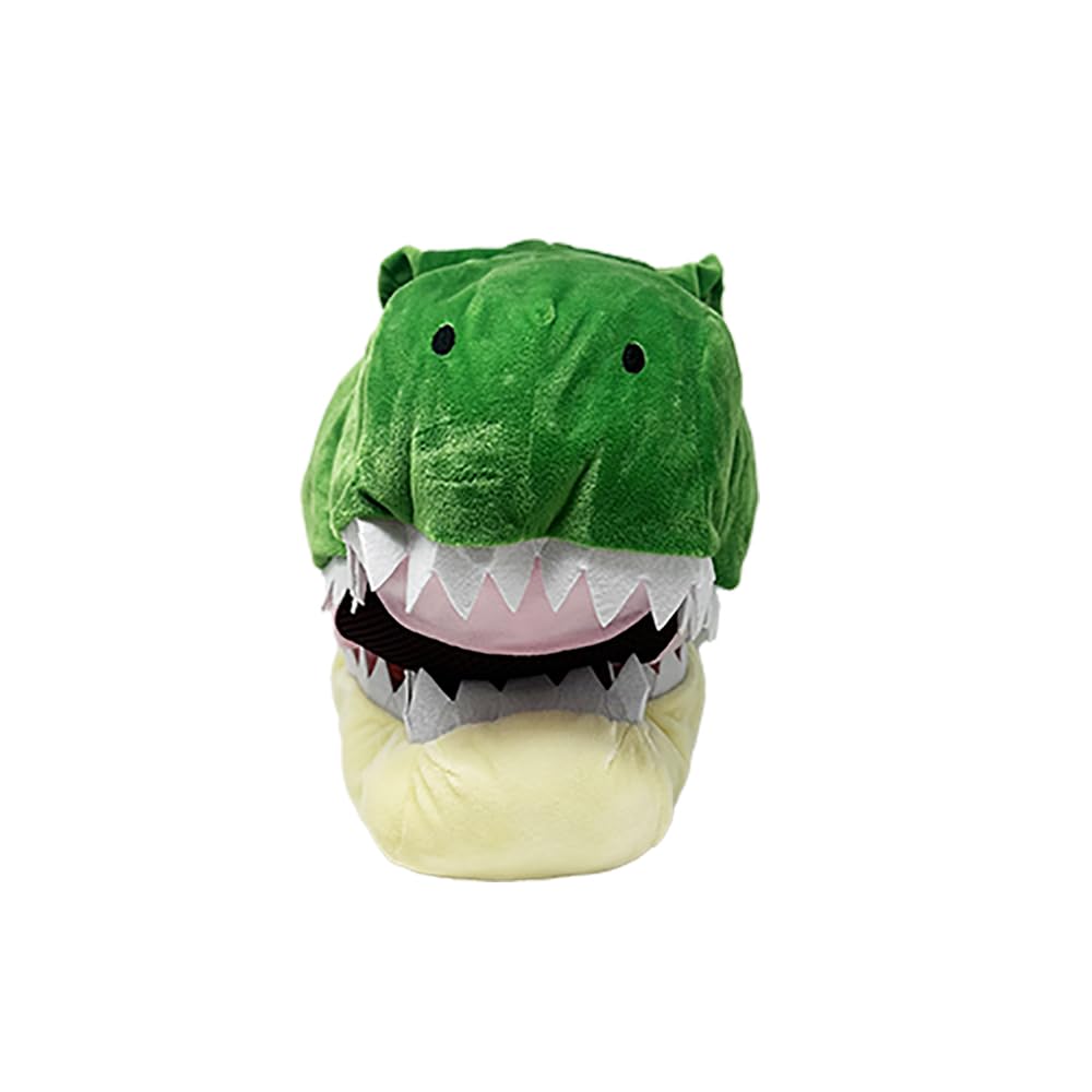 Fluffy Animal Plush Mask with Black and Dinosaur [Panda] [Instagrammable] Cat, Shark, (Dinosaur)