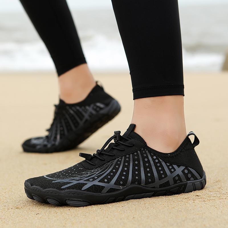 Quick Dry Aqua Shoes Men Women Non-slip Beach Wading Sneakers Breathable Soft Water Sports Footwear for Surfing Swimming