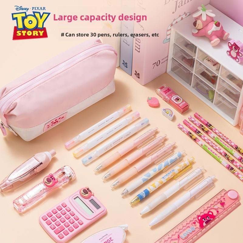 Toy Story Bear Kids Stationery Pouch With Cartoon Style For Middle School Use