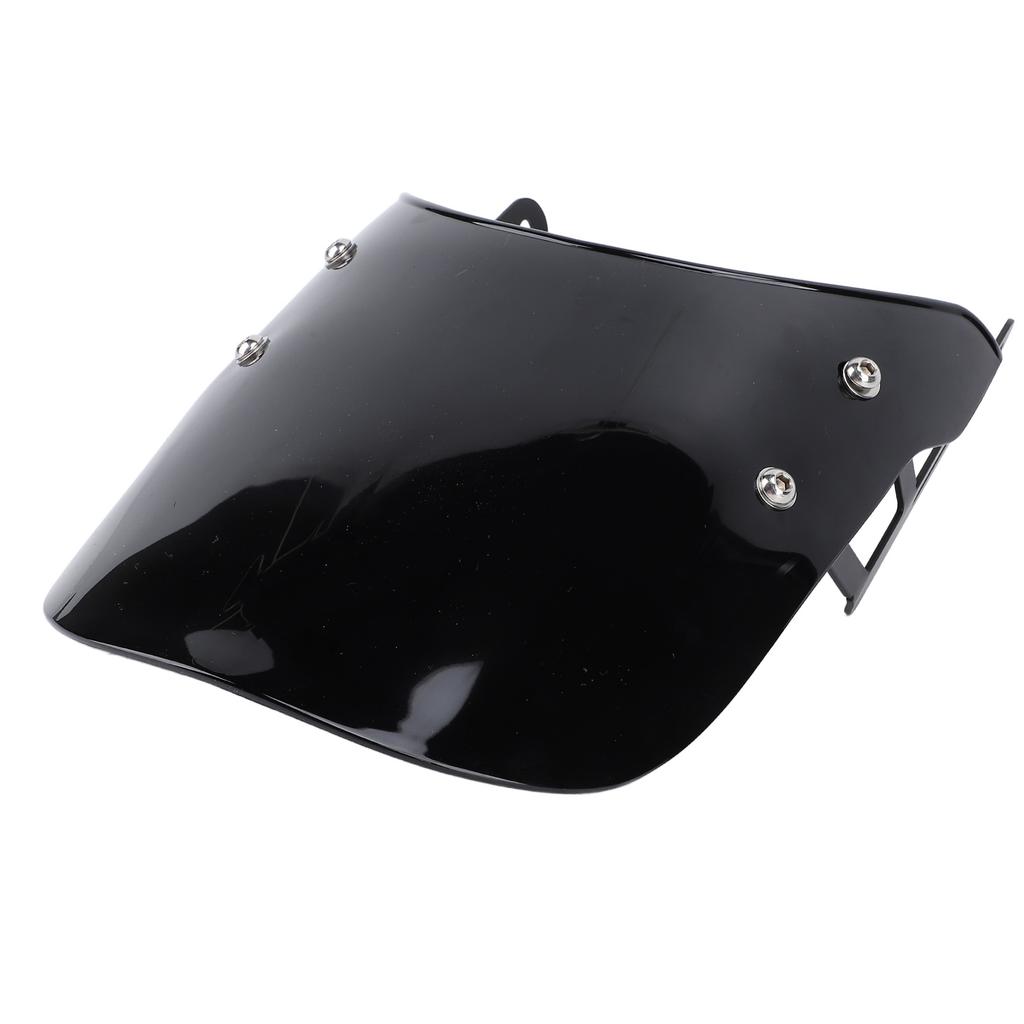 Motorcycle Front Windshield Unbreakable PMMA Panel Front Wind Deflector with Mount Bracket for