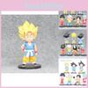 Cute Pvc Dragon Ball Figures Q Version Childhood Goten And Trunks Car Dashboard Decor